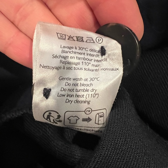 Classic Navy Straight-Leg Dress Pants - Picture 6 of 6